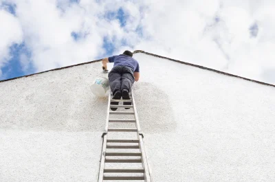 Peinture extérieure à Gumières — façades et ravalement
